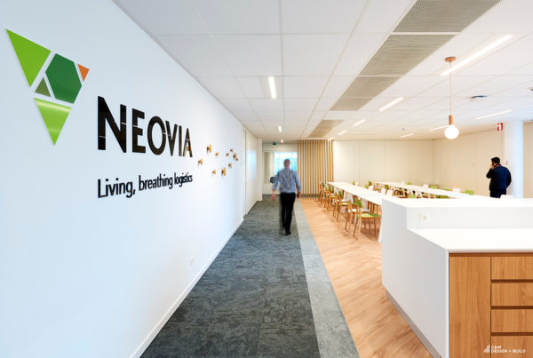 Neovia new offices cafeteria